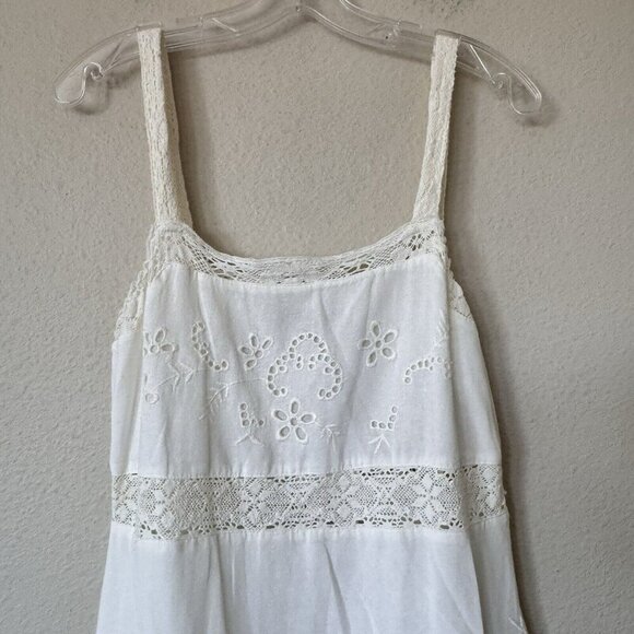 NWT ZARA Women Size M Medium Embroidered Dress 0881/130 White New - Picture 8 of 14
